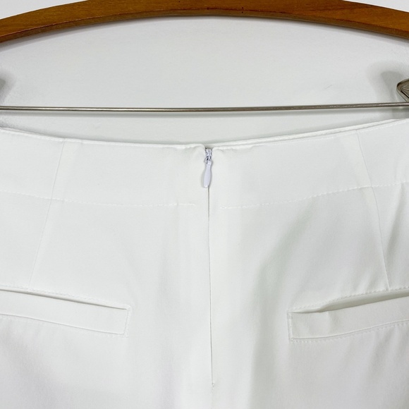 NWT Lady Hagen White Golf Skort Purple Stripe Sz. 2 Pleat Back - Picture 3 of 11